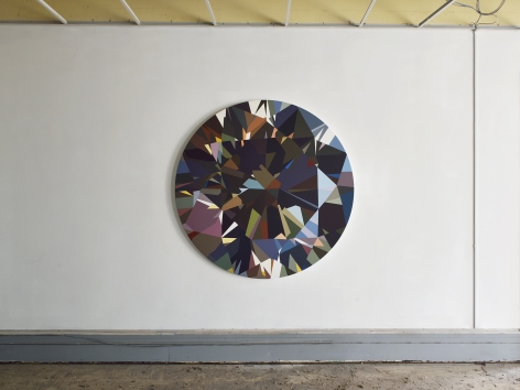 installation view of MATHIEU MERCIER : diamants 2015